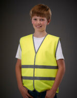 Kids Fluo Reflective Border Waistcoat – Bild 3