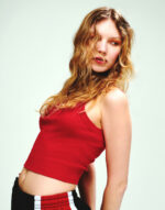 Women's Micro Rib Spaghetti Strap Tank – Bild 2