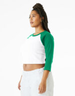 Women's Micro Rib 3/4 Raglan Baby Tee – Bild 4