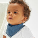 Baby Rocks Denim Bandana Bib
