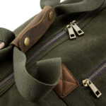 Heritage Waxed Canvas Holdall – Bild 5
