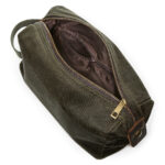 Heritage Waxed Canvas Wash Bag – Bild 5