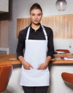 Short Bib Apron Basic with Buckle and Pocket – Bild 4