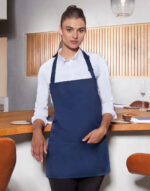Short Bib Apron Basic with Buckle and Pocket – Bild 2