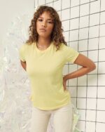 Women's Relaxed CVC Jersey Short Sleeve Tee – Bild 2