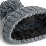 Cable Knit Melange Beanie – Bild 4