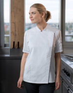 Short-Sleeve Ladies' Chef Jacket Modern-Look – Bild 2