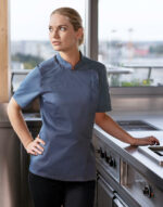 Short-Sleeve Ladies' Chef Jacket Modern-Look
