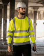 Hi-Vis Sweatshirt "Limerick" – Bild 3
