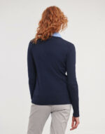 Ladies’ V-Neck Knitted Pullover – Bild 4
