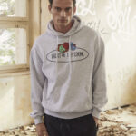 Vintage Hooded Sweat Classic Large Logo Print