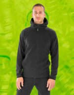 Hooded Recycled Microfleece Jacket