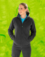 Hooded Recycled Microfleece Jacket – Bild 2