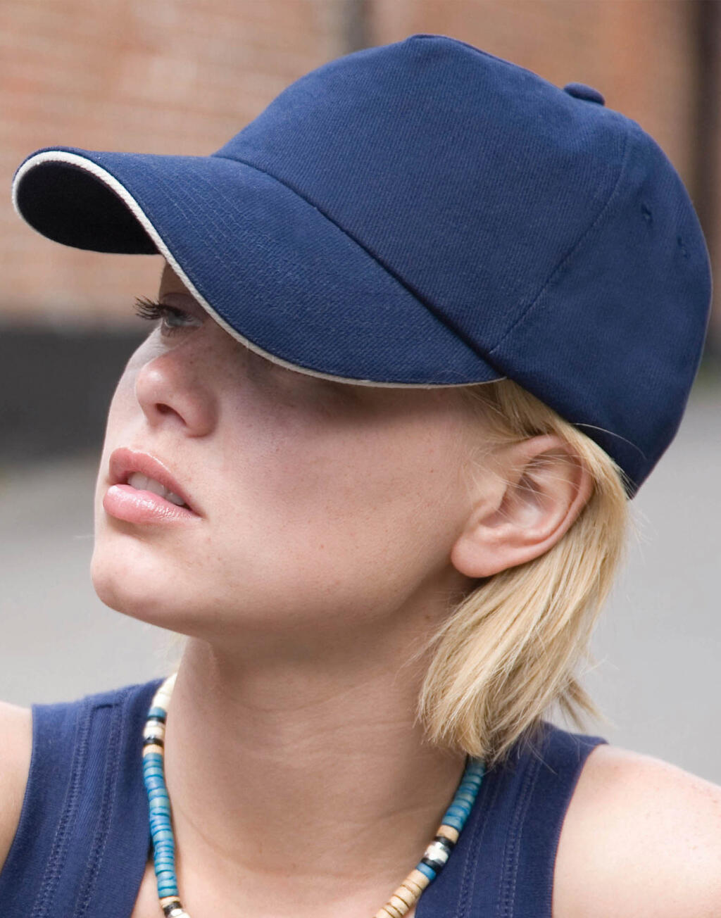 350_34_263_m-2015_01.jpg Brushed Cotton Decorator Cap with Sandwich Peak – Bild 1