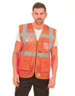 Fluo Open Mesh Executive Waistcoat – Bild 3