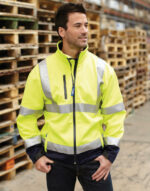 Fluo Softshell Jacket – Bild 2