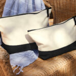 Dipped Base Canvas Accessory Bag