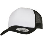 Classic Curved Foam Trucker Cap – White Front