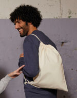 Cotton Backpack Single Drawstring – Bild 4