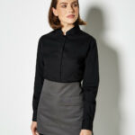 Women's Tailored Fit Mandarin Collar Shirt