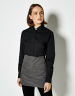 Women's Tailored Fit Mandarin Collar Shirt