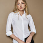 Women's Tailored Fit Poplin Shirt