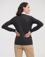 Ladies' V-Neck Knitted Cardigan – Bild 3