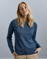 Ladies' Crew Neck Knitted Pullover