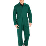 Recycled Action Overall with Zip Front