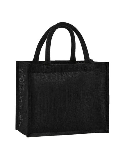 Natural Starched Jute Midi Tote