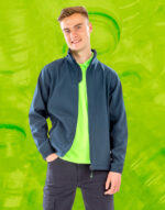 Men's Recycled 2-Layer Printable Softshell Jacket – Bild 2