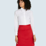 BRUSSELS - Short Bistro Apron with Pocket