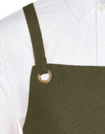 PROVENCE - Crossover Eyelets Bib Apron with Pocket – Bild 3