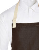 SANTORINI - Contrasted Bib Apron with Pocket – Bild 3