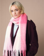 Fluffy Check Scarf – Bild 3