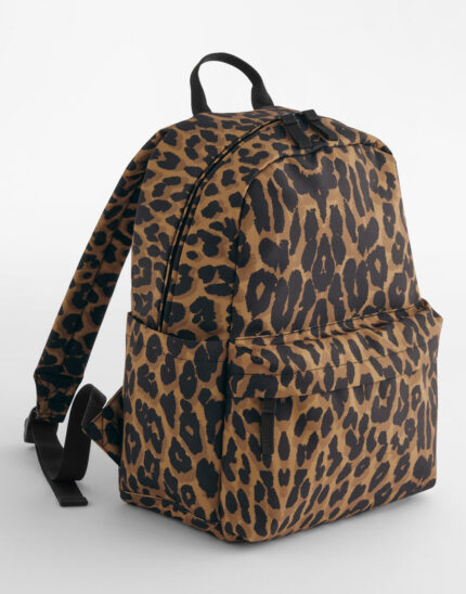 Leopard Print Mini Backpack