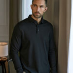 Pima Cotton Long Sleeve Polo