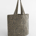 Leopard Print Canvas Shopper