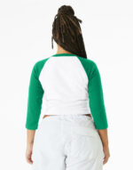 Women's Micro Rib 3/4 Raglan Baby Tee - Image 5