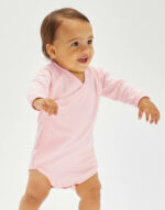 Baby Long Sleeve Kimono Bodysuit - Image 2