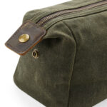 Heritage Waxed Canvas Wash Bag - Image 7