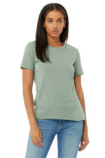 Women's Relaxed CVC Jersey Short Sleeve Tee - Image 3