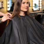 Salon Hairdresser's Cape with Hand Grips