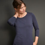 Ladies 3/4 Sleeve Stretch Tee
