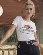 Ladies Vintage T Large Logo Print - Image 3