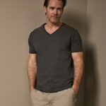 Men's Fashion V-Neck Sof Tee