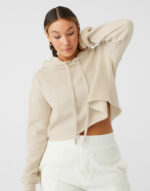Women's Cropped Fleece Hoodie - Image 4