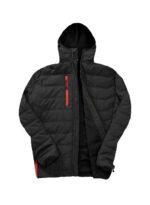 Black Compass Padded Winter Jacket - Image 4