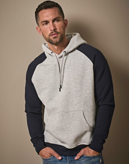 Two-Tone Hooded Sweatshirt