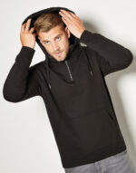 Regular Fit 1/4 Zip Hoodie - Image 2